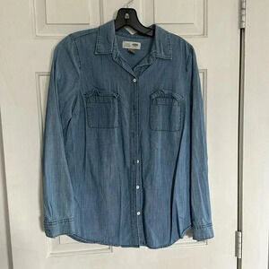 Old Navy Denim Shirt Size Small Tall